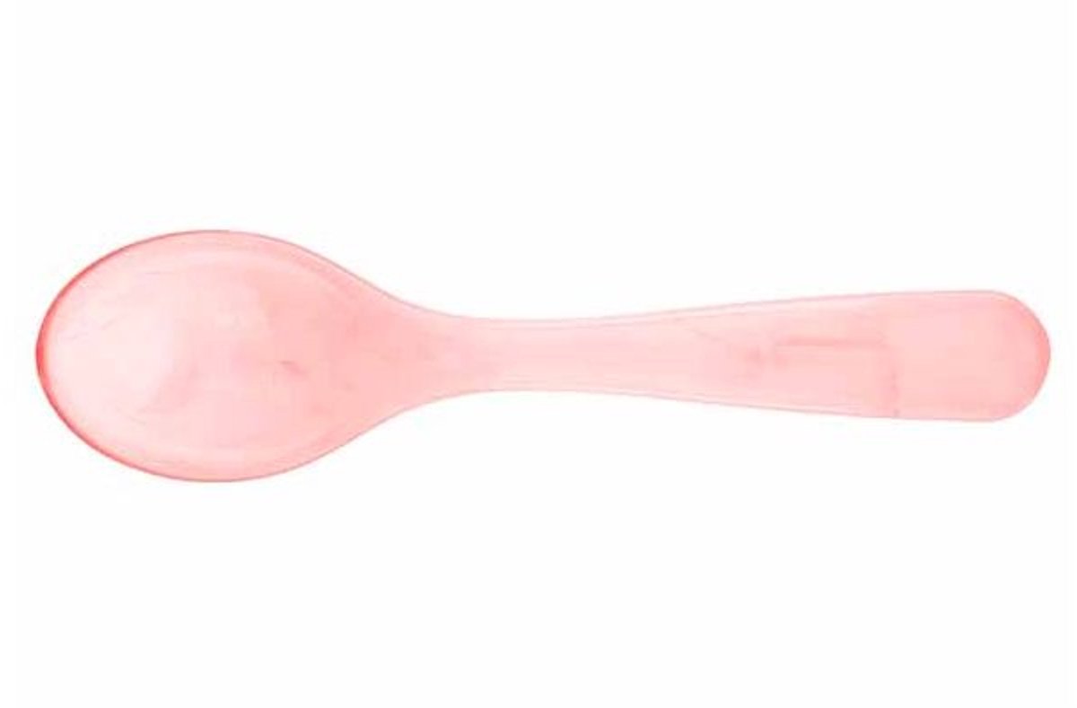 Lumispoon Lepel 12cm Lichtroze Acryl