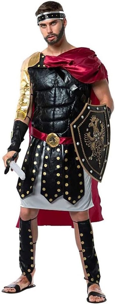 Volwassen Romeinse krijger cosplay kostuum heren party gladiator pak kleding grappig Halloween