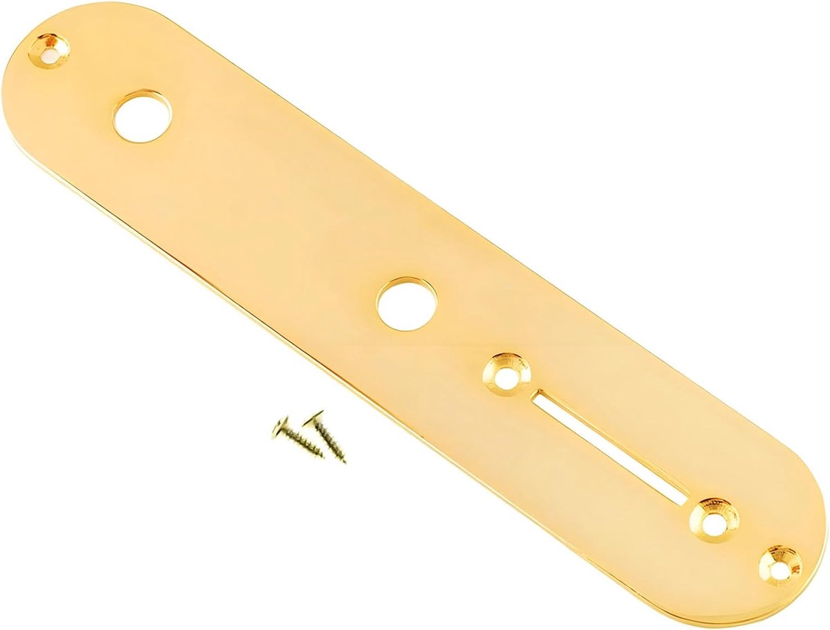 elektrische gitaar control board cover TL elektrische gitaar printplaat met 2 schroeven voor spatbord telecaster zwart