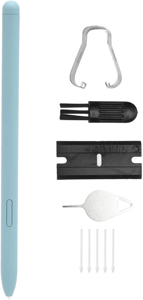 Stylus Pen voor Tab S6 Lite, Kunststof Precisie Hoog Gevoelig 5 Opzetstukken SM Tablet — afbeelding 3
