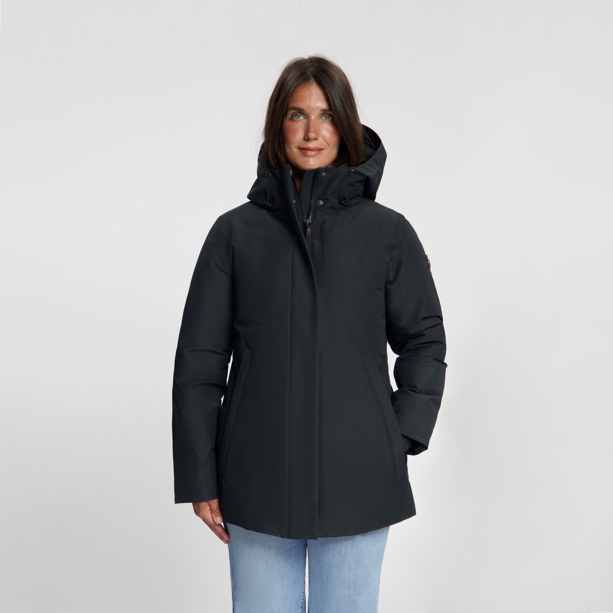 Travelin’ Susanne Dames Hardshell winterjas Waterdicht Zwart
