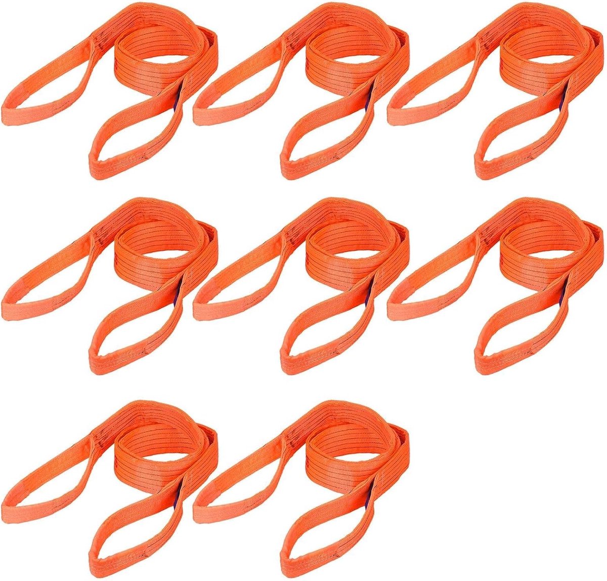 4 x spanband voor autotransport, 3 m, 35 mm wielveiligheidsgordel, 2.000 daN, autotransport sjorband met haken voor wielbeveiliging op aanhanger, auto, bestelwagen (stijl 1)
