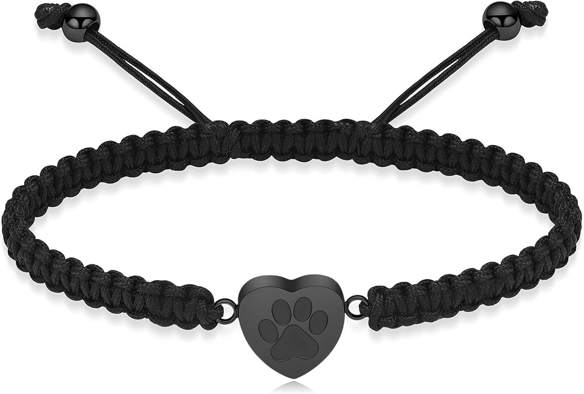 hart urn armband voor as voor hond kat armband roestvrij staal herinnering keepsake urn sieraden voor huisdier as