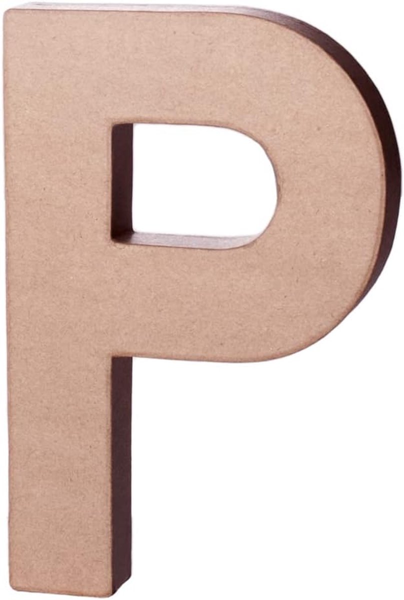 Maché-papier, bruin, klein