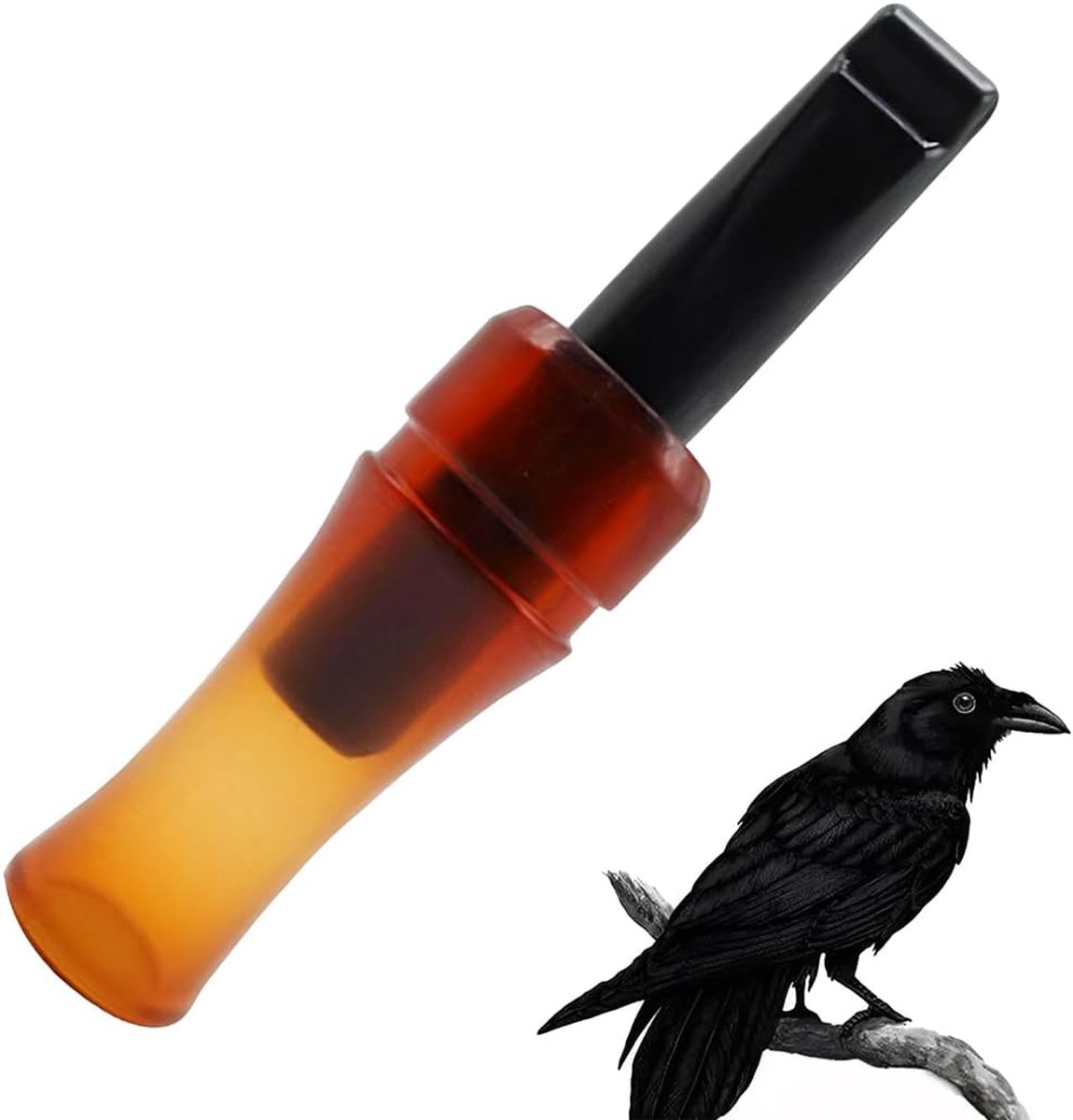 1 stuk vogelroeper, kraaienfluitje, realistische raven en kalkoenen, geschikt voor het aantrekken van kraaien en bosonderzoekers