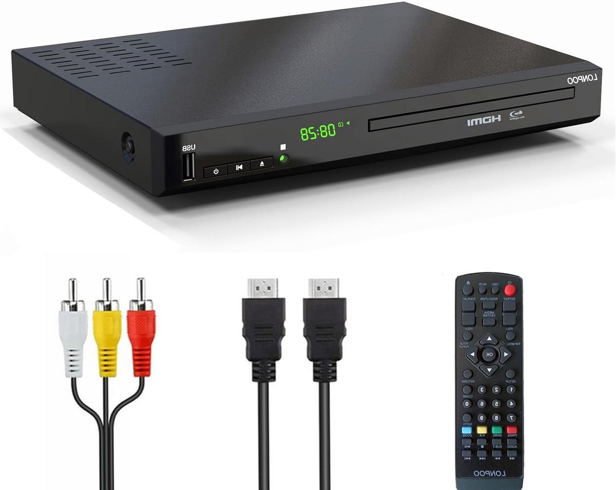 Full HD Blu-Ray Speler - HD Disc speler - Home Cinema - USB en HDD afspeel - 26 cm breed