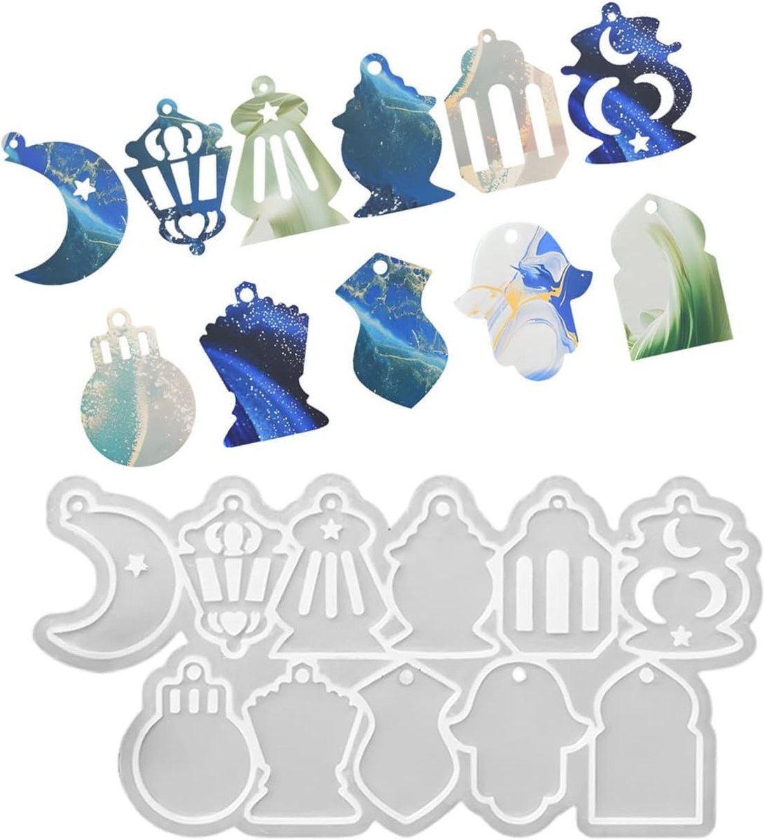 Hanger Mallen Oorbellen Mallen Egyptische Thema Sieraden Hanger Mallen Oorbel Maken Mold Voor Maken Oorbel Hars Sleutelhanger Mallen Met Gaten