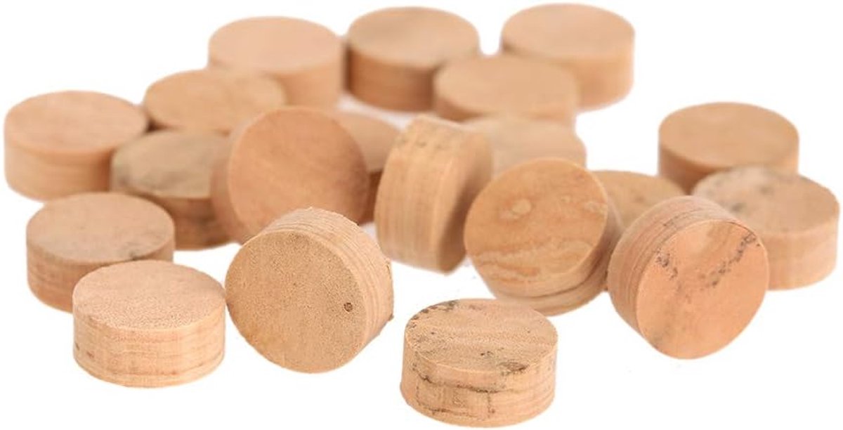 20 stuks trompet kurk pads, 9,5mm voor trompet, trombone & Co. - Klassiek, B, kurk