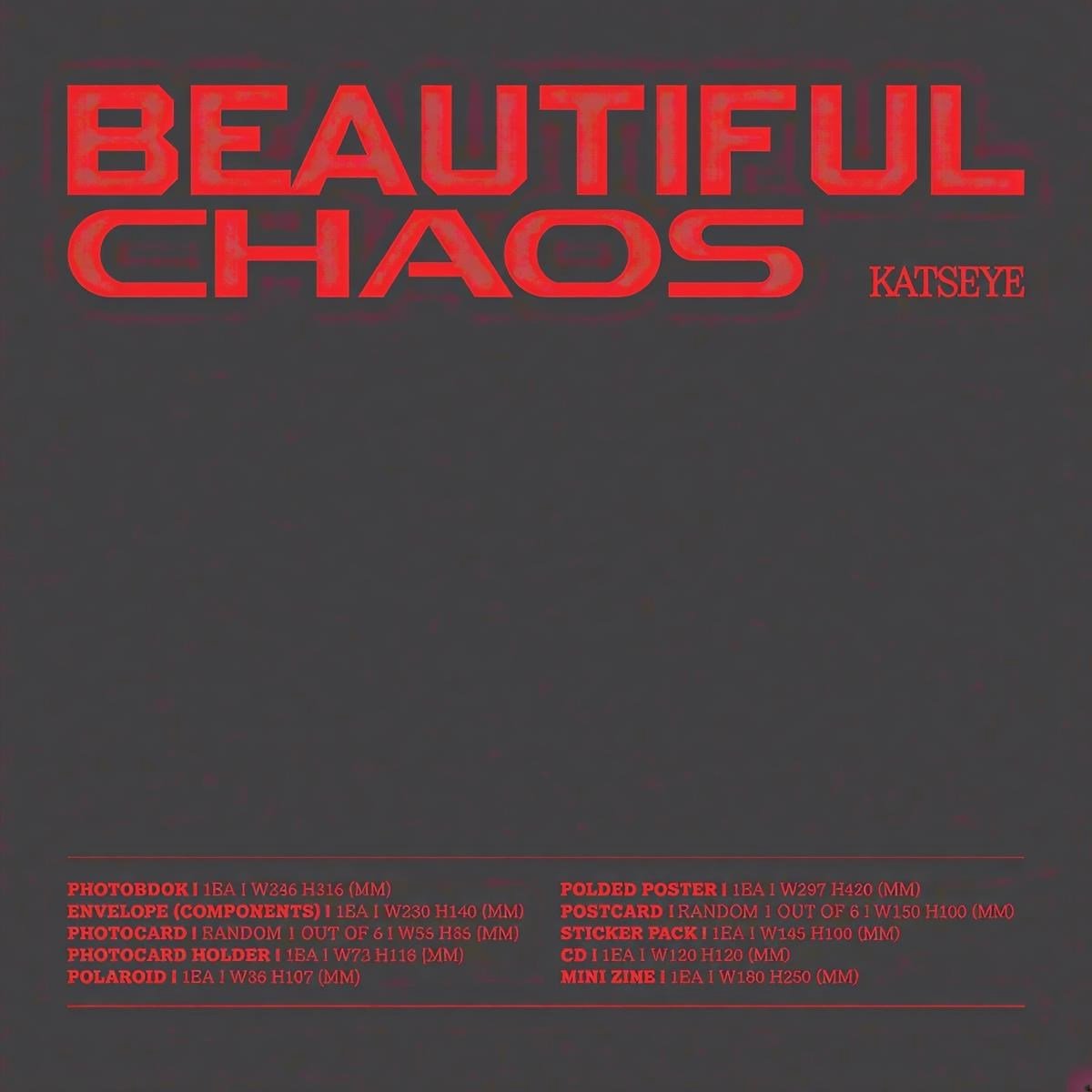 Katseye - Beautiful Chaos (CD) (Beautiful Version)