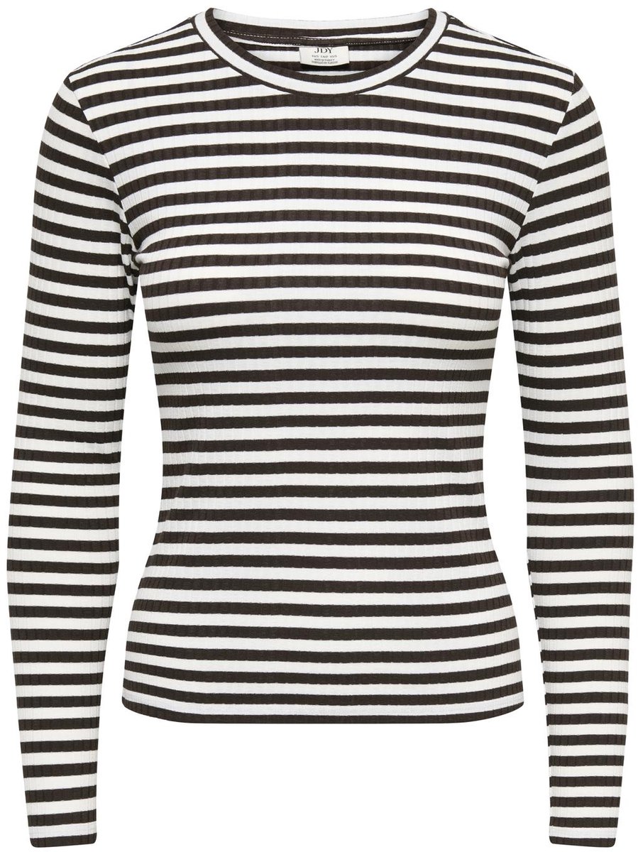 JDY - JDYFRANSISKA L/S STRIPE O-NECK TOP JRS Dames Top