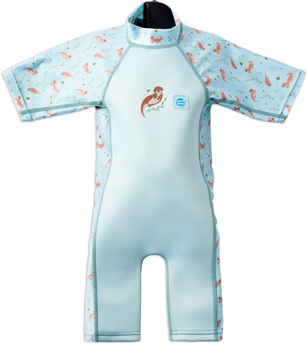 Splash About UV Sun & Sea Hybride Wetsuit voor Zwembad en Strand, Playful Otters, 1-2 jaar – UV-bescherming