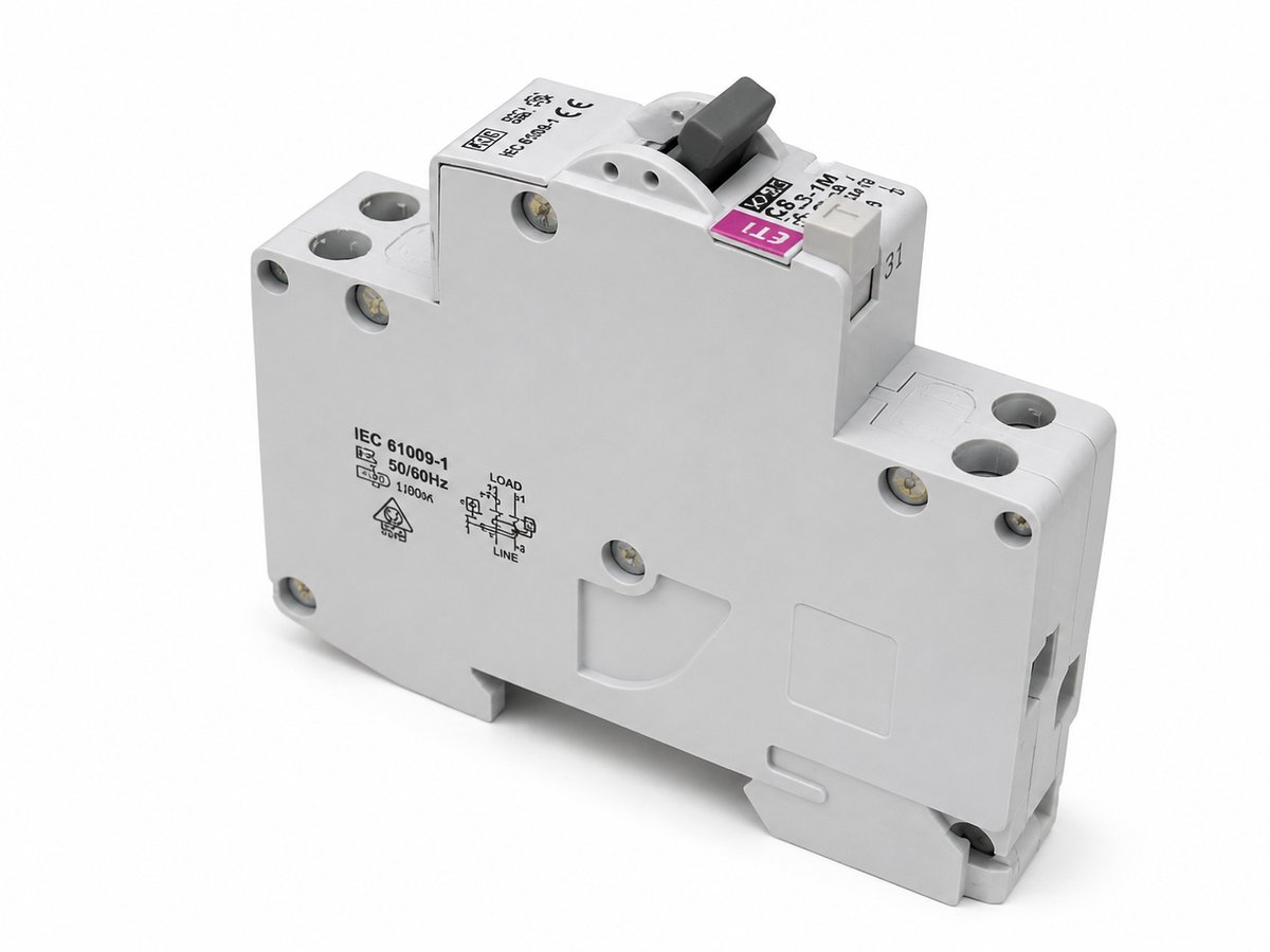 ETI KZS-1M aardlekautomaat C6A 30mA – 230/240V