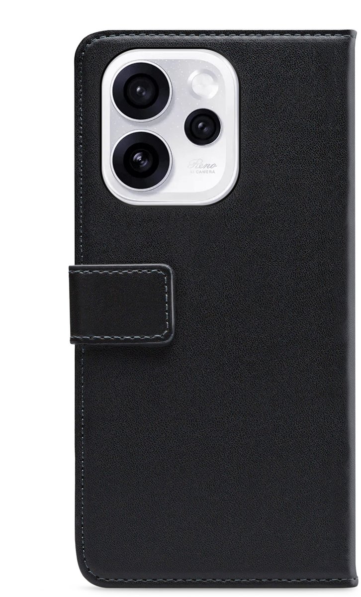 Mobilize Classic Gelly Wallet Book Case - Geschikt voor OPPO Reno16 Pro 5G - Black