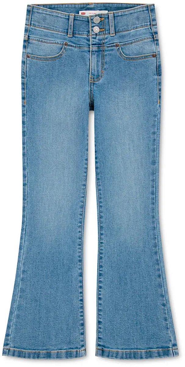 Levi´s ® Kids 726 Flare Yoke Detail Spijkerbroek Blauw 12 Years Meisje