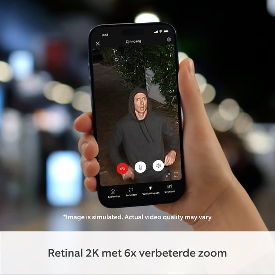Ring Spotlight Camera met adapter (nieuwste generatie) - Wit - 2k video van Ring — afbeelding 3
