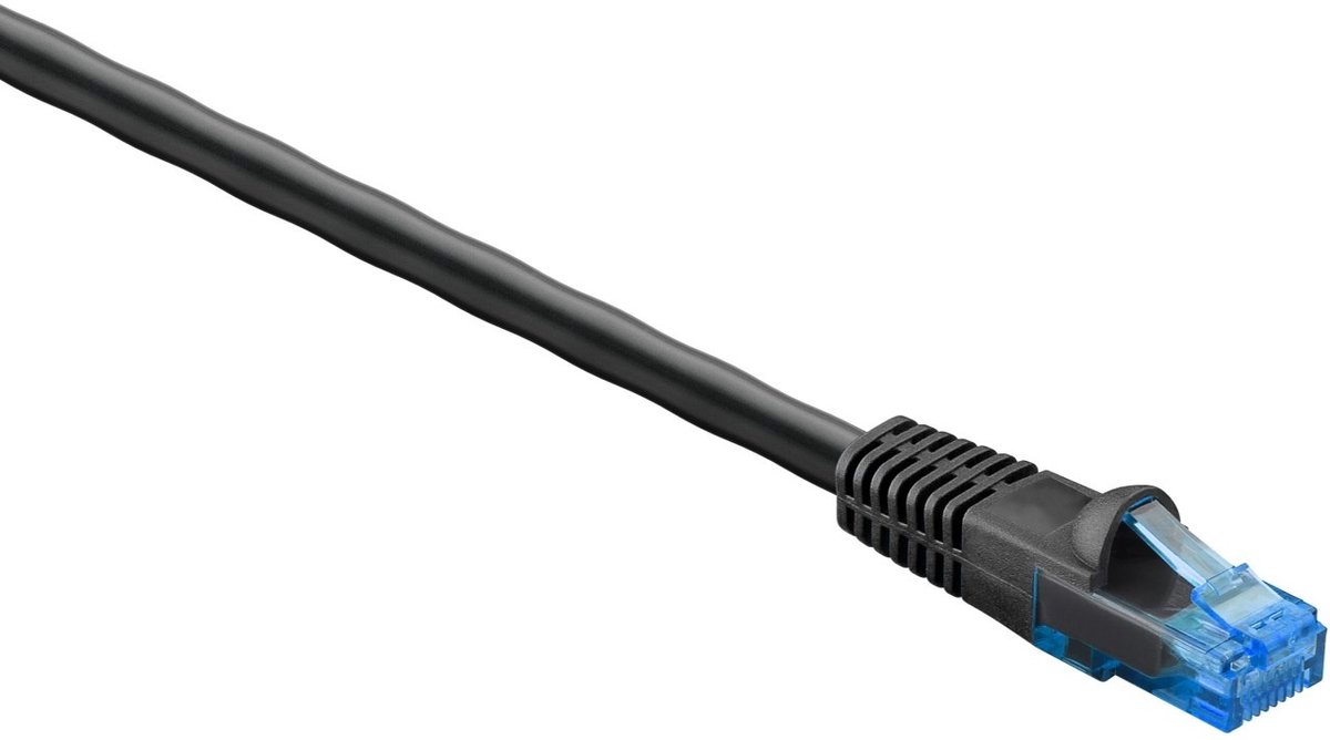 Goobay U/UTP CAT6 Gigabit outdoor netwerkkabel / zwart - 50 meter
