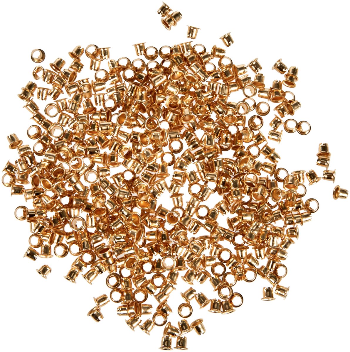 Messing oogjes 5,5 mm beenlengte 500 stuks