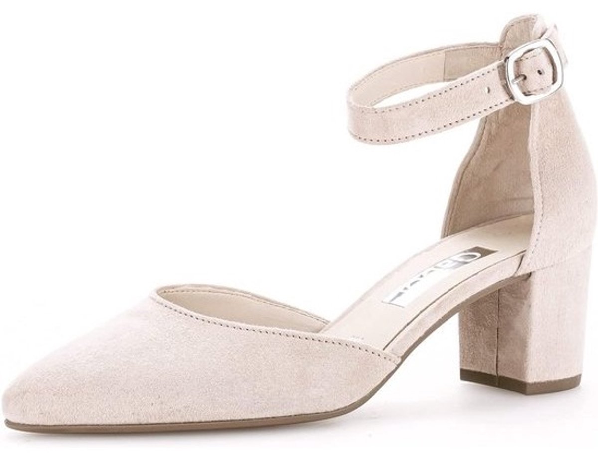 Elegante Dames Pumps met Blokhak en Gespsluiting