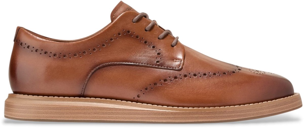 Cole Haan Bruine leren Grand Neoclassic Flexcraft Wingtip Oxford schoenen