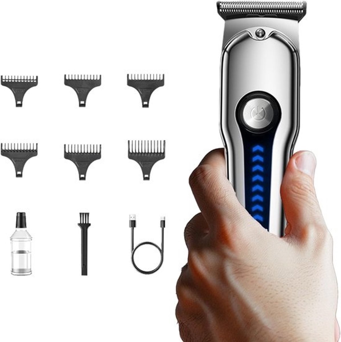 Draadloze Tondeuse - Haarknipper Trimmer - Styling Thuiskapsel - Verstelbare Lengte - Compact Lichtgewicht