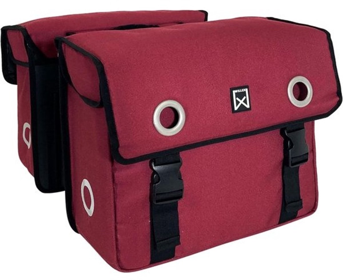 Fietsbagagedrager Tas - Fietstas Bagage - Vervoer Spullen - Grote Capaciteit - 41x17x33cm - Paars Rood