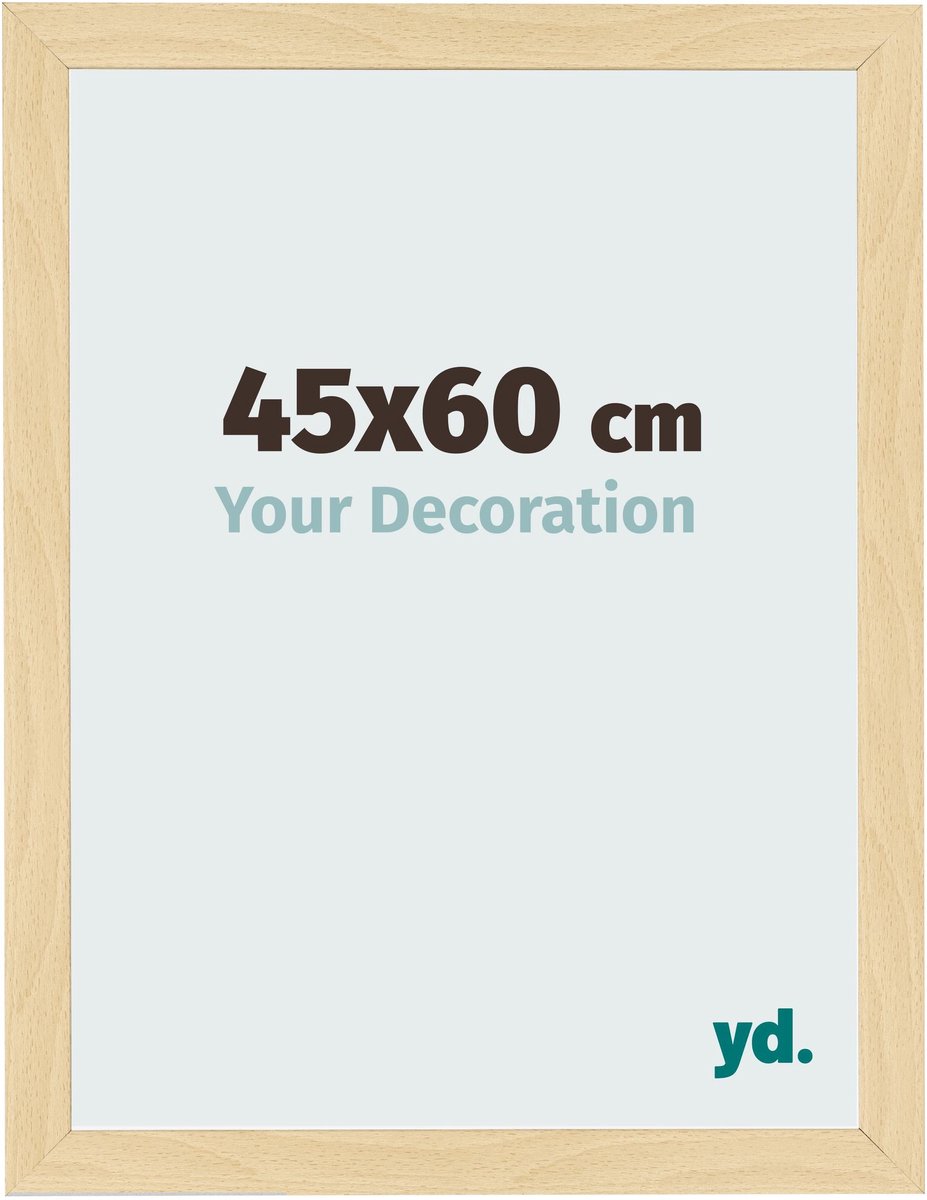 Your Decoration - Fotolijst 45x60 cm - MDF - Beuken Decor - Bologna