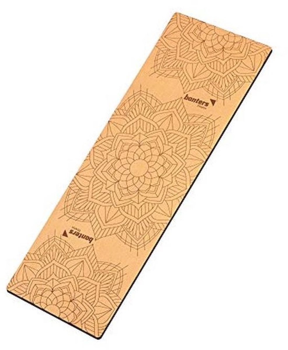 Yogamat van Kurk en Natuurlijke Rubber - 183 x 61 x 0,5 cm