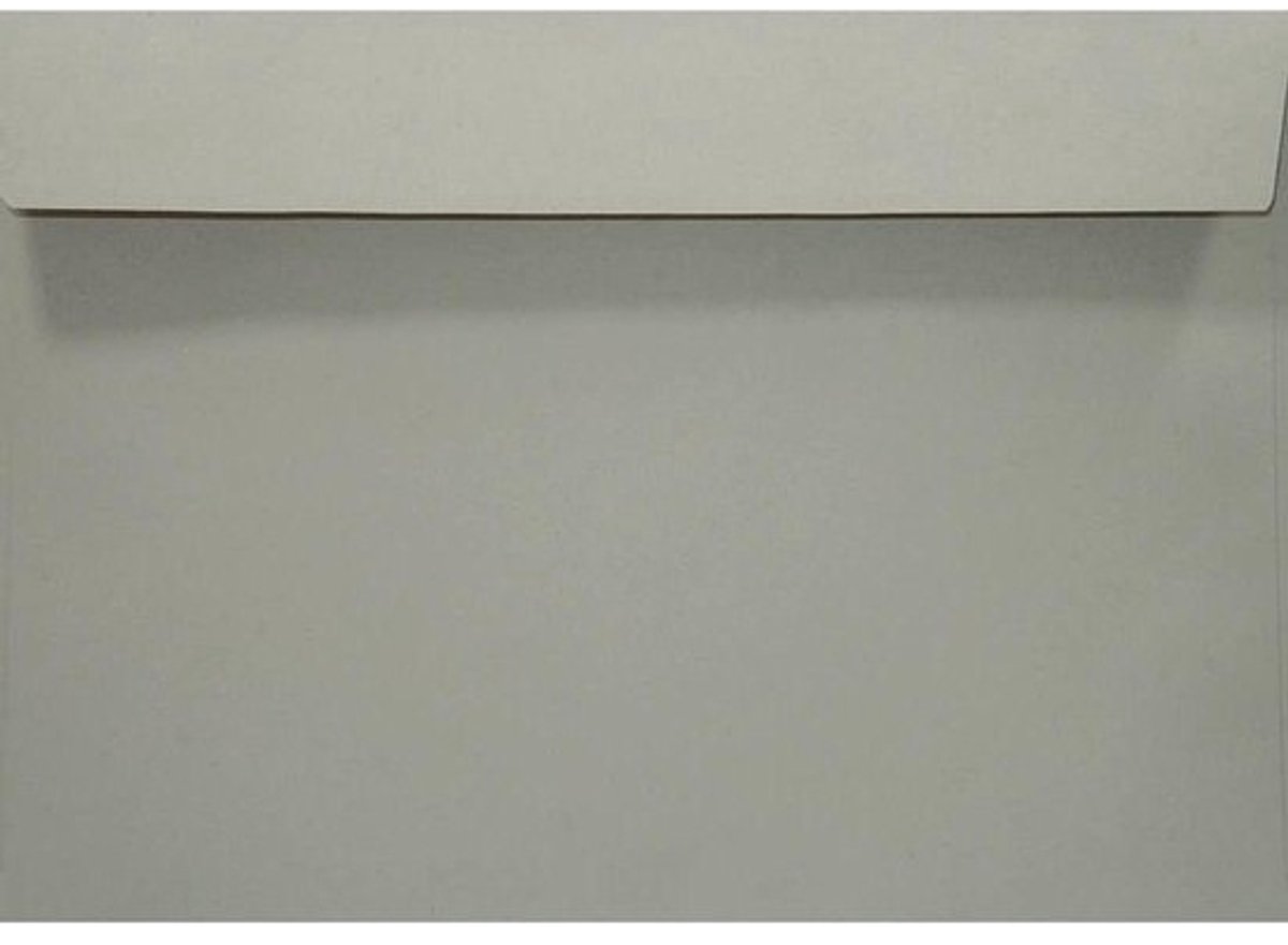 Design Enveloppen - Gekleurde Enveloppen - Uitnodigingen Versturen - Zonder Venster - C5 162x229mm - Grijs