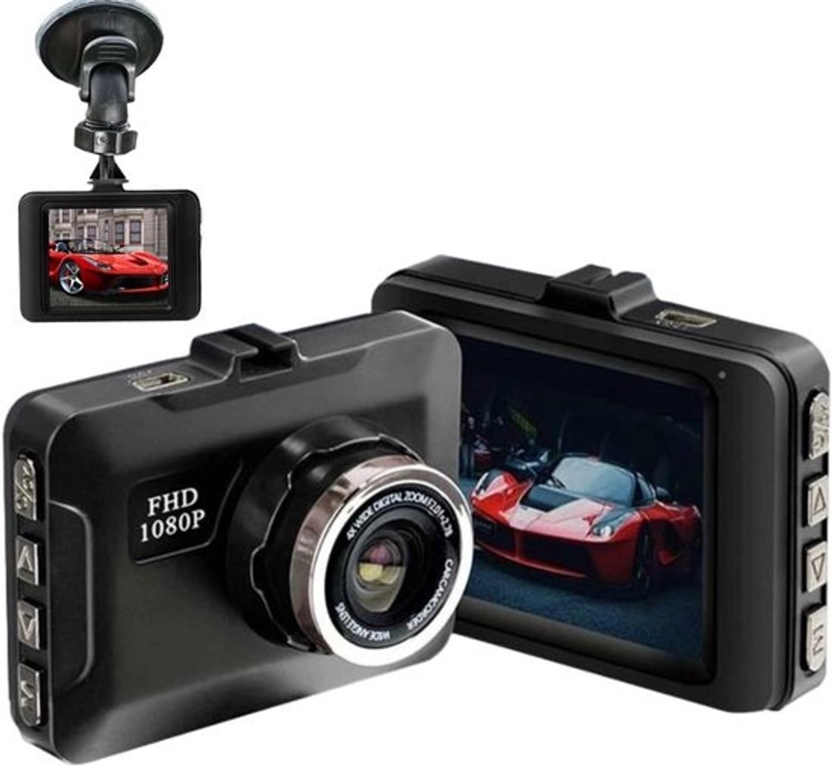 Auto Camera - Dashboard Cam - Veilig Rijden - Full HD Opname - 1080P Resolutie - Zwart