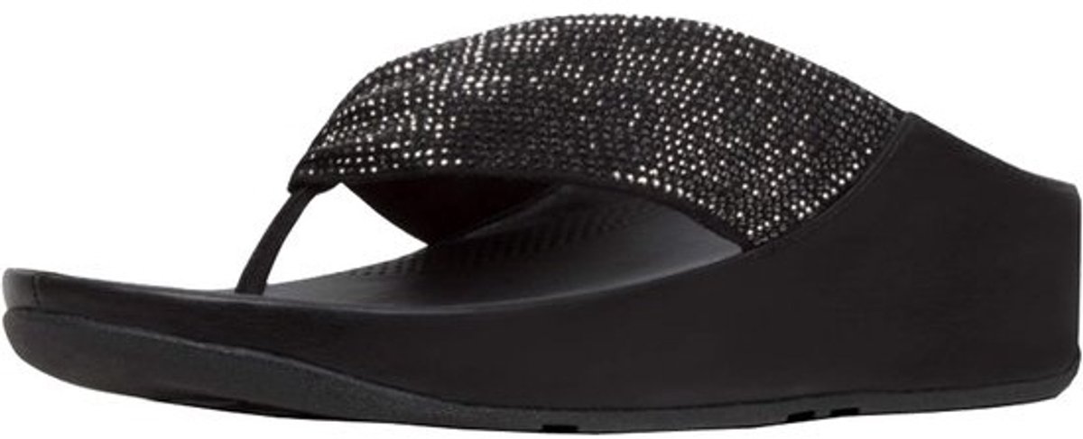 Dames Teenslippers met Kristallen Bandjes en Comfortabel Voetbed