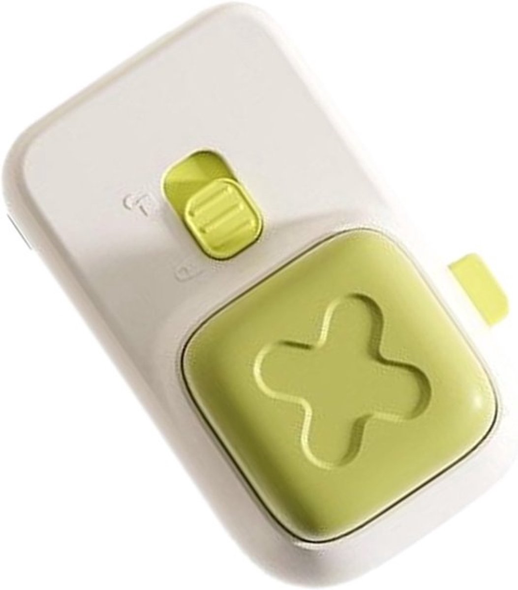 Deur Stootblok - Vingerbeschermer - Veiligheid Thuis - Zelfaanpassend - 5.5 x 3.8 cm - Wit Groen