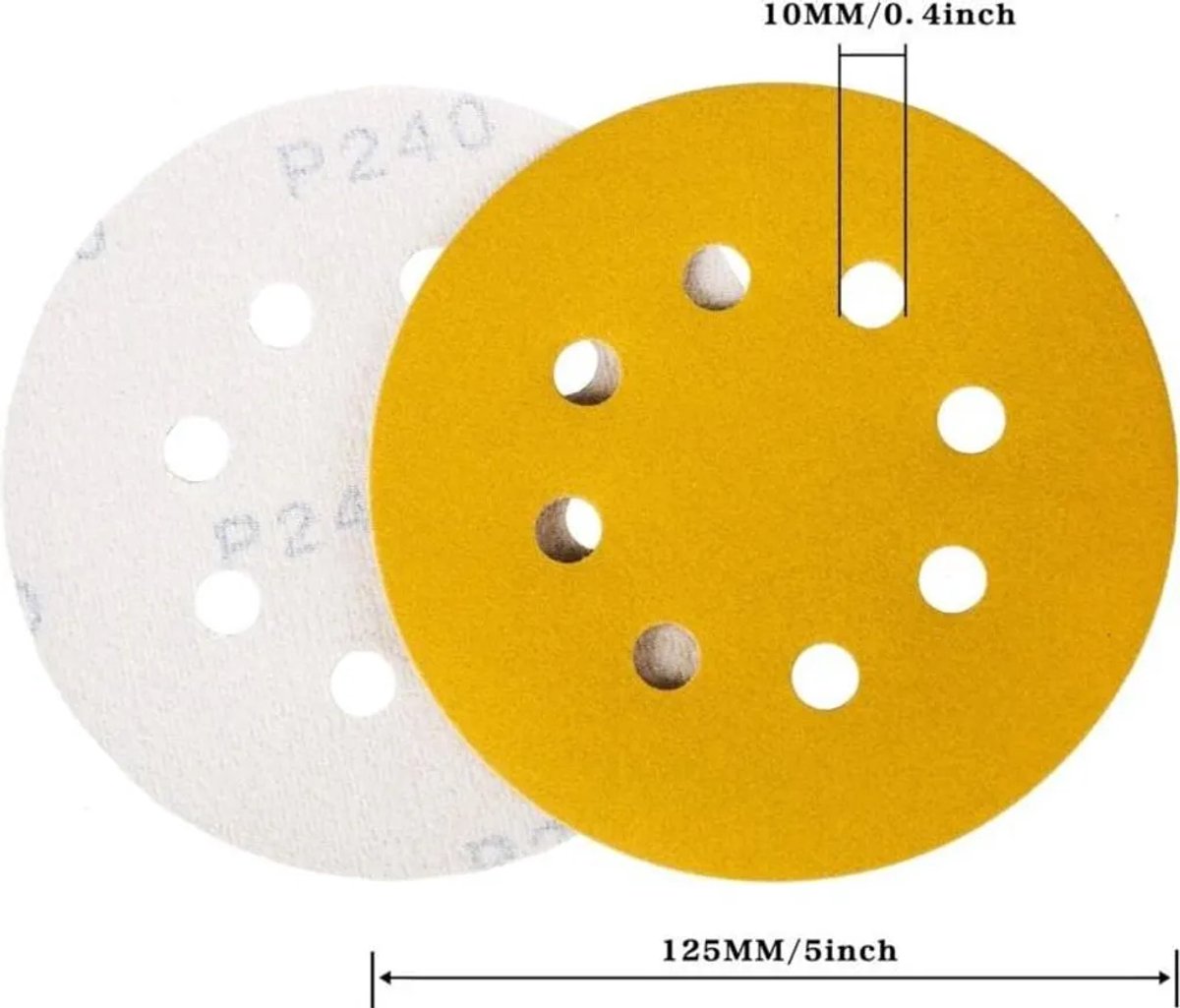 Slijpschijven van 125 mm en 110 mm zijn verkrijgbaar Geschikt voor gebruik in slijpmachines. Ook zijn er ronde slijpschijven Geschikt voor 8 gaten beschikbaar Geschikt voor slijpen, polijsten en roestverwijdering.