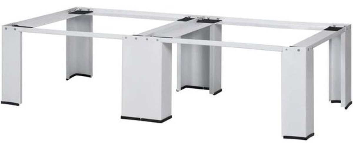 Wasdroger Sokkel - Verhoger Machine - Was Gemak - Verstelbare Voeten - 127 cm Breed - Wit