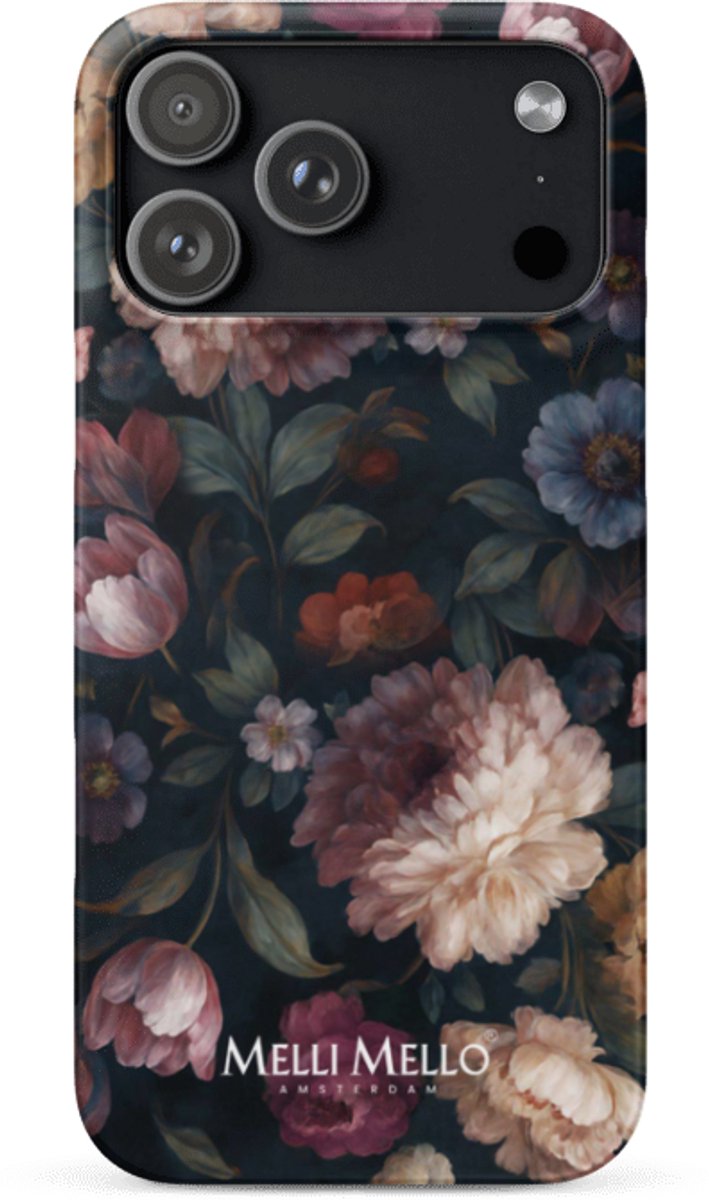Melli Mello Telefoonhoesje Noir Bloom (Hard Case) - Apple iPhone 17 Pro Max