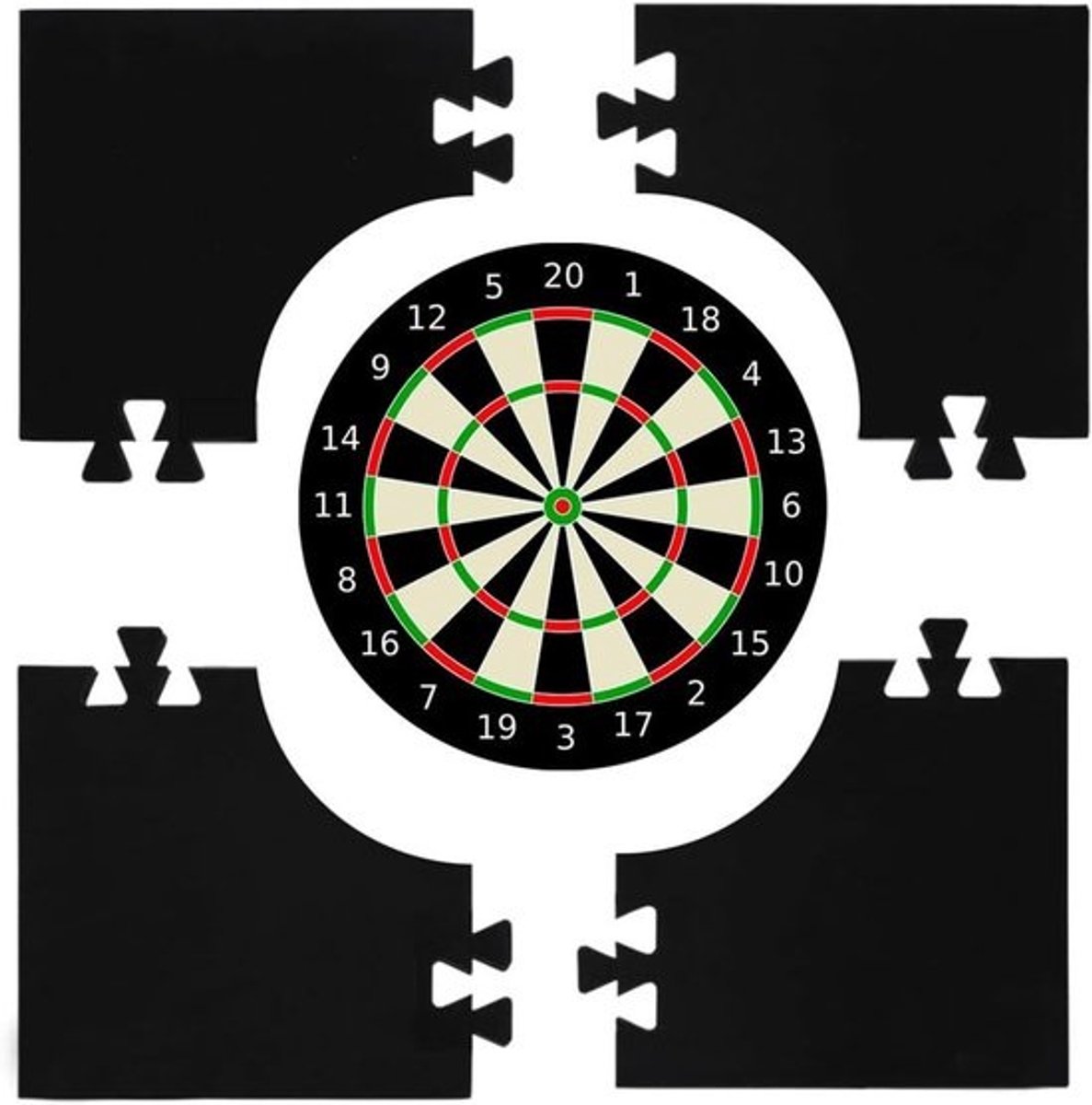 Dartbord Surround - Darts Ring - Muur Bescherming - Lichtgewicht EVA - Voor 18 Inch - Meerkleurig