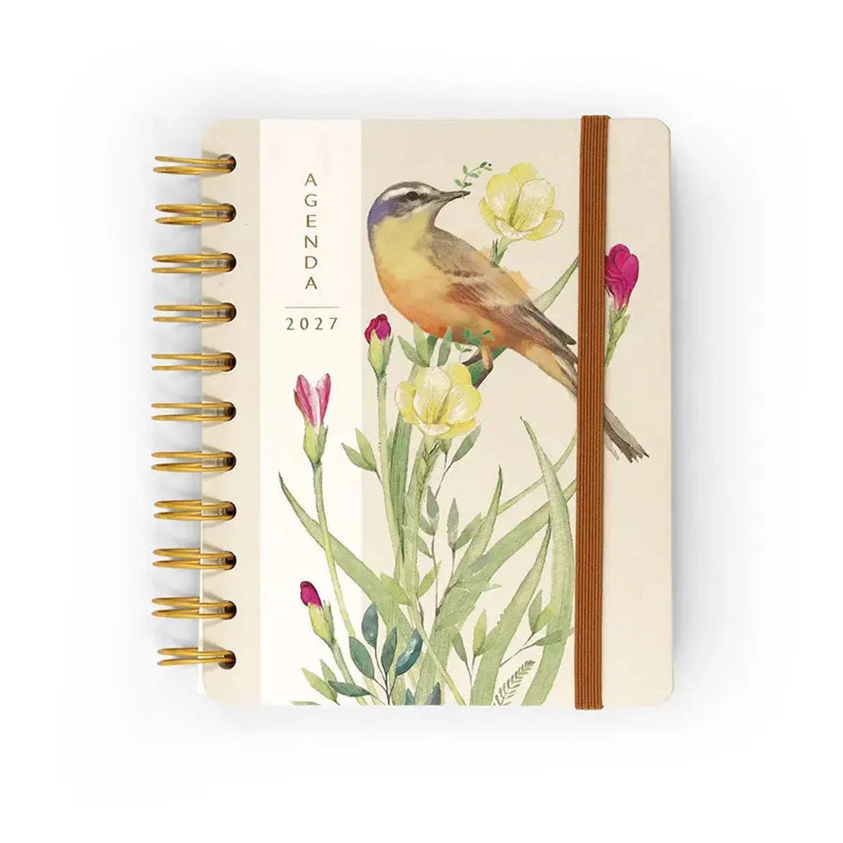 Flexi Cover Agenda Orange Bird 2027 A5 – Paperclip