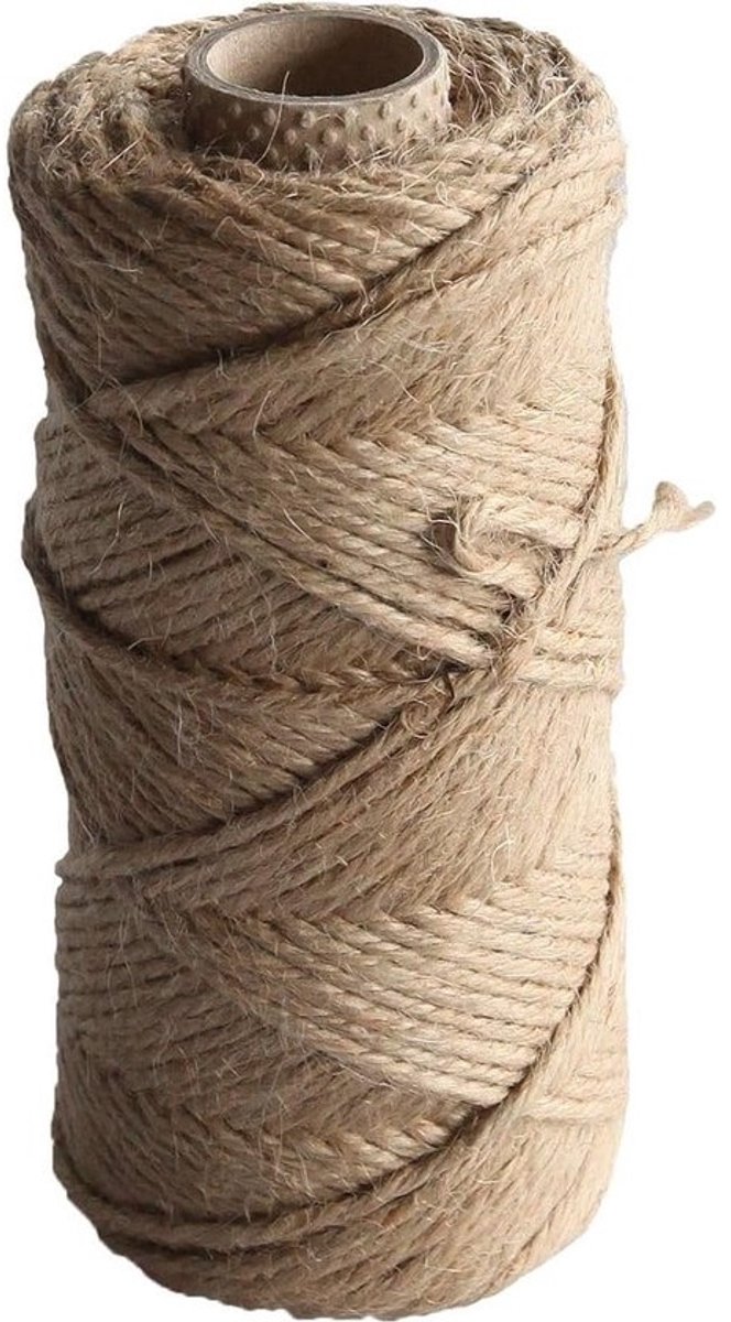 Jute Bindtouw - Natuurlijk Touw - Klus & Tuin - Biologisch Afbreekbaar - 75 Meter - Naturel