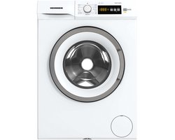 Heinner HWM-VT1610KD++ Wasmachine 6 kg – 15 Programma’s Met Allergievriendelijk programma – Eco Logic Systeem – LED Display – 1000 tpm – Wit – 5 Jaar Garantie