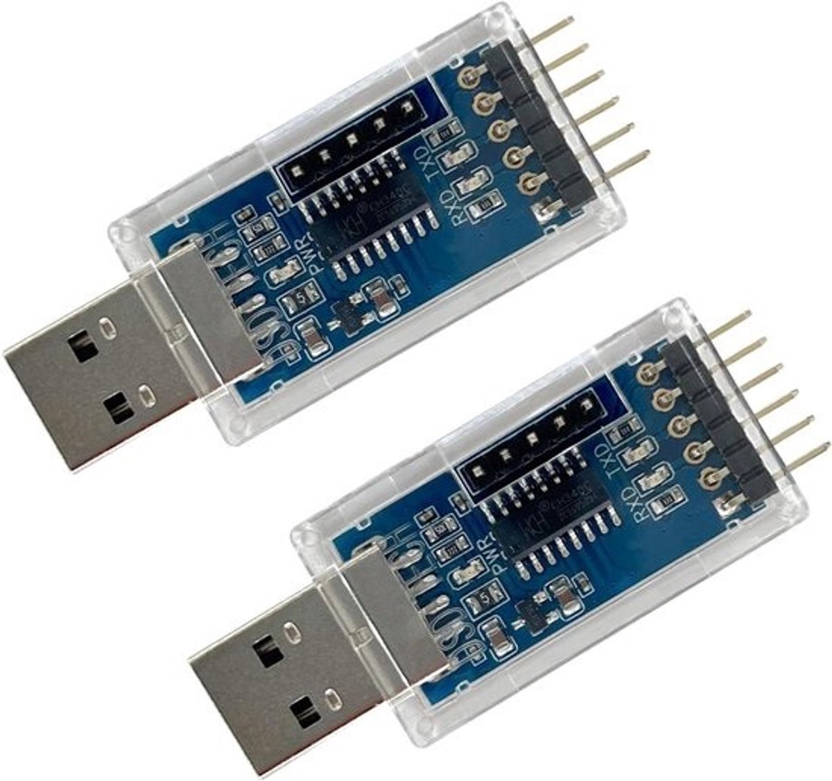 USB naar TTL Adapter - Seriële Converter - Elektronica Ontwikkeling - CH340C Chip - 5.99 x 2.01 cm