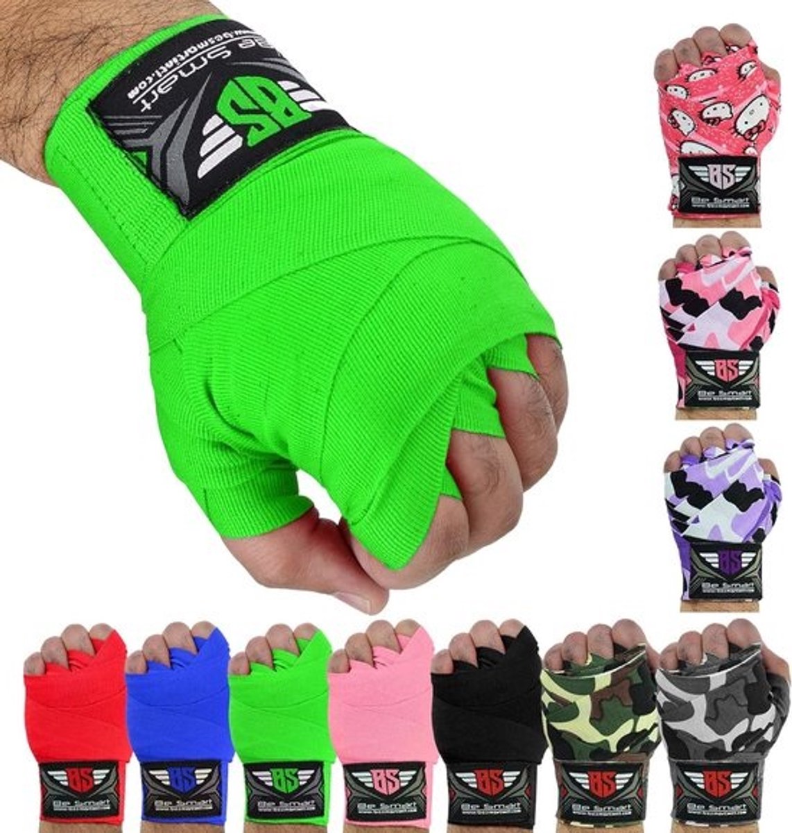 Bokshandschoenen Bandages 4,5 Meter - Hand Wraps voor Boksen, MMA en Muay Thai Training