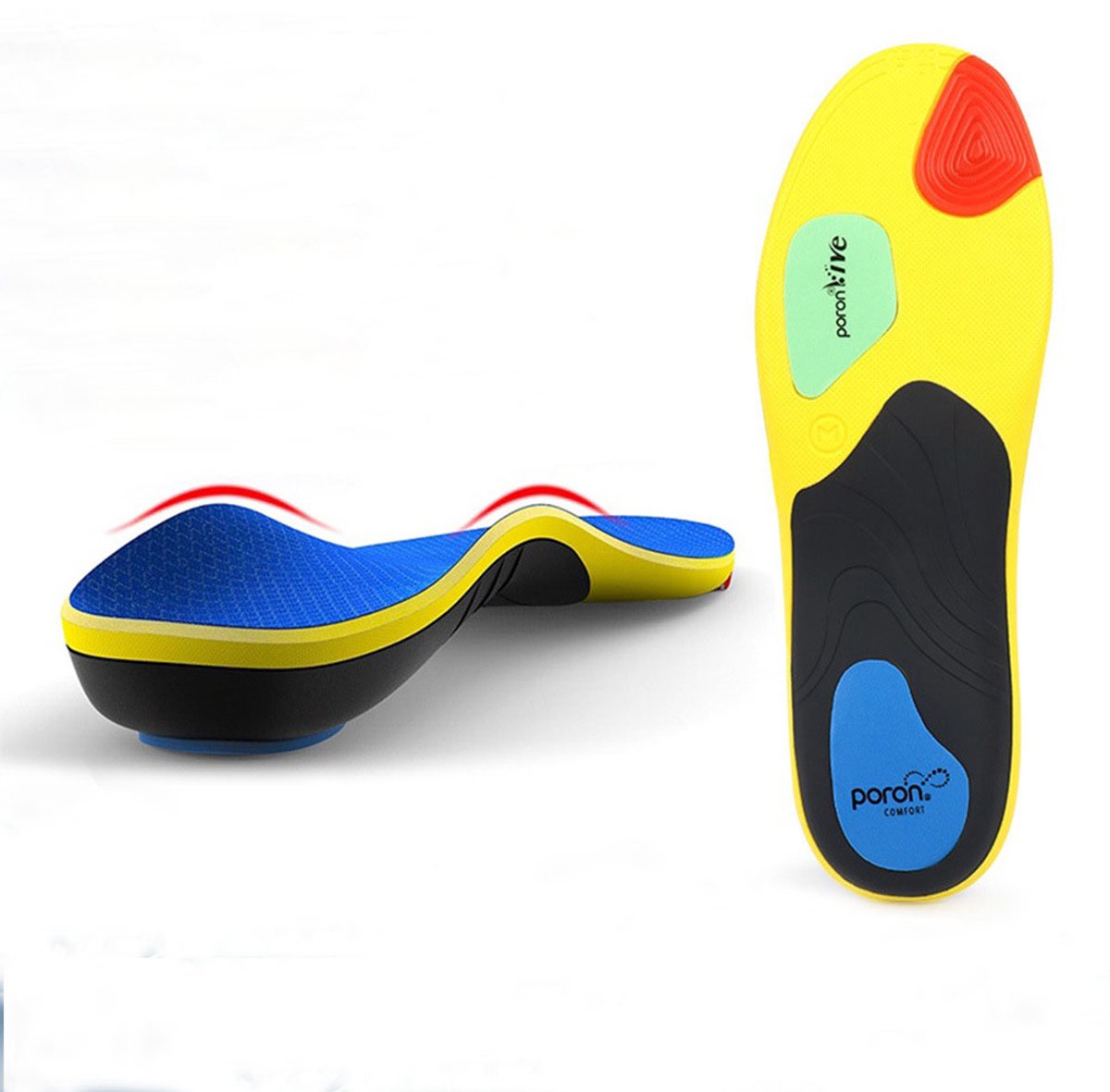 Namajunas – Orthopedische Inlegzolen voor Heren en Dames, Memory Foam Voetboogsteunzolen, Comfortabele Binnenzolen voor Werklaarzen en Schoenen, Zooltjes voor Plantar Fasciitis, Hielspoor, Platvoeten en Voetpijn, Maat 42-43