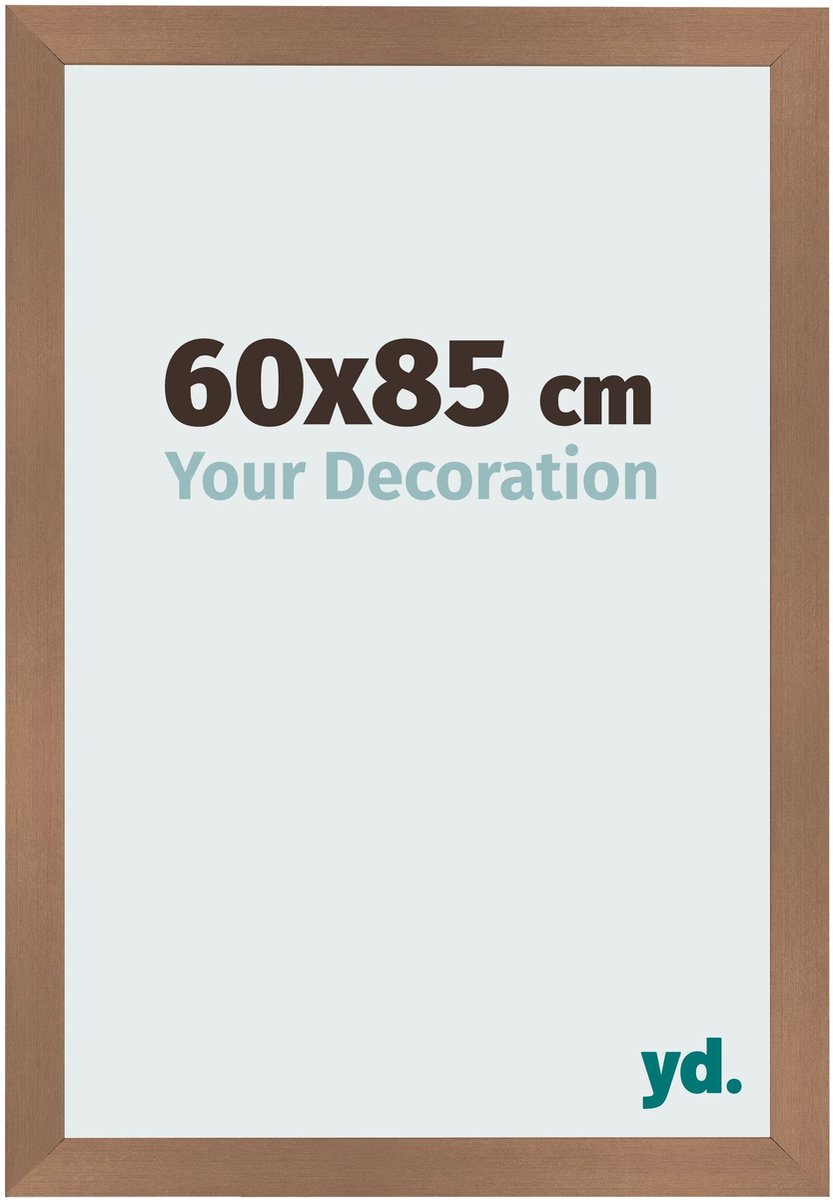 Your Decoration - Fotolijst 60x85 cm - MDF - Koper Decor - Bologna