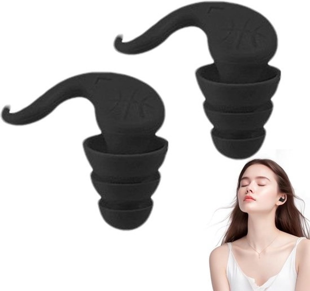 Waterdichte Oordoppen Zwemmen & Geluidsdicht Slapen - Ergonomische Gehoorbescherming
