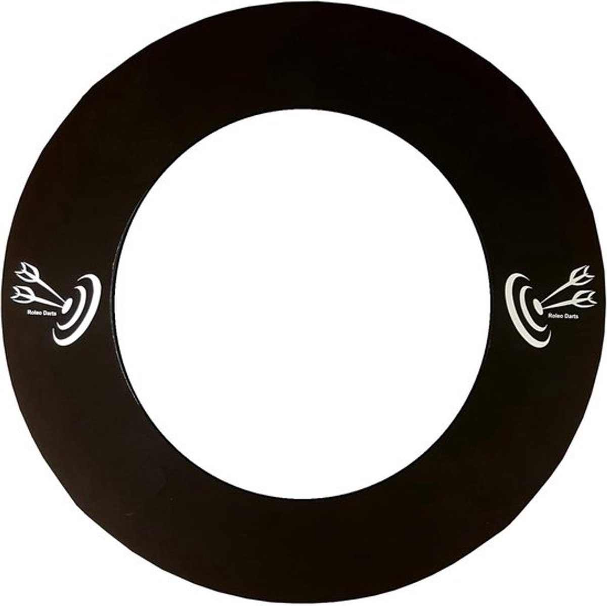 Dart Opvangring - Catchring Surround - Dartspel Beschermen - 4-delig Puzzelsysteem - 13 cm Ringbreedte - Zwart