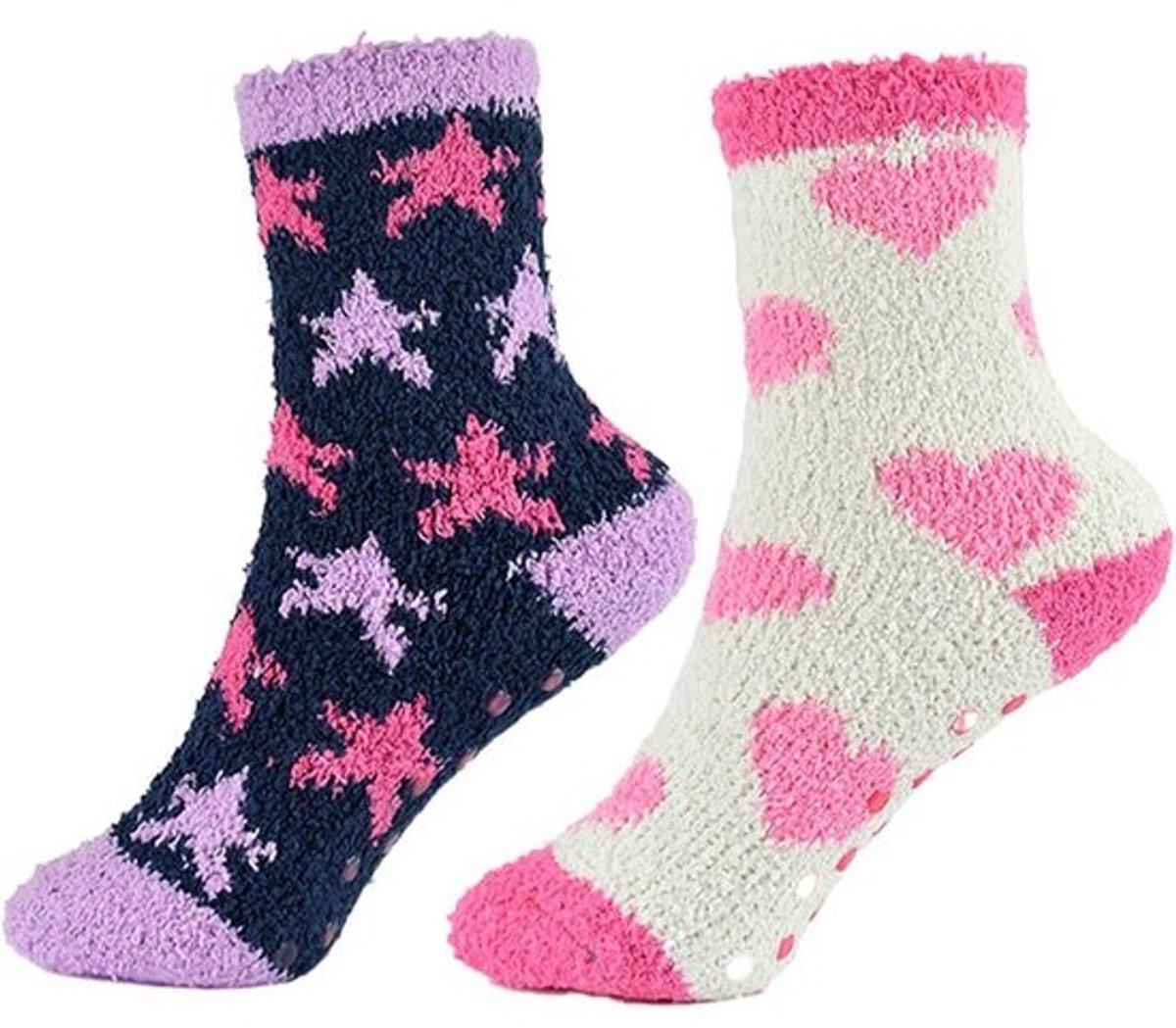 Super Zachte Pluizige Antislipsokken voor Meisjes - Warme Pantoffel Sokken voor Binnen en Slapen