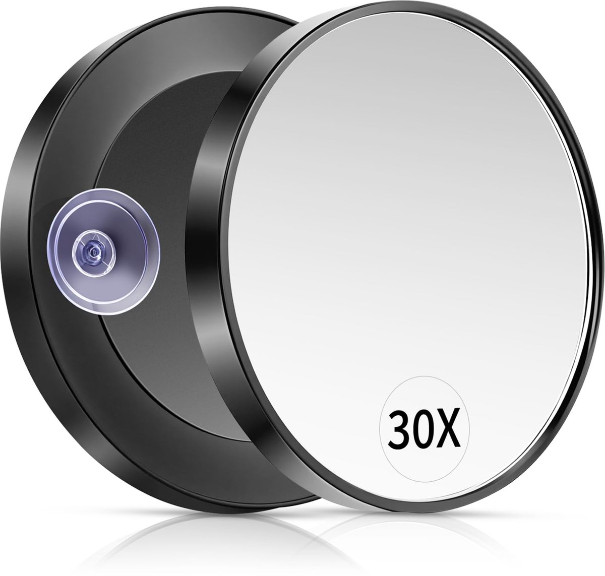 Vergrotingsspiegel - 30x Vergroting - Voor make-up en precisiewerk - Zwart