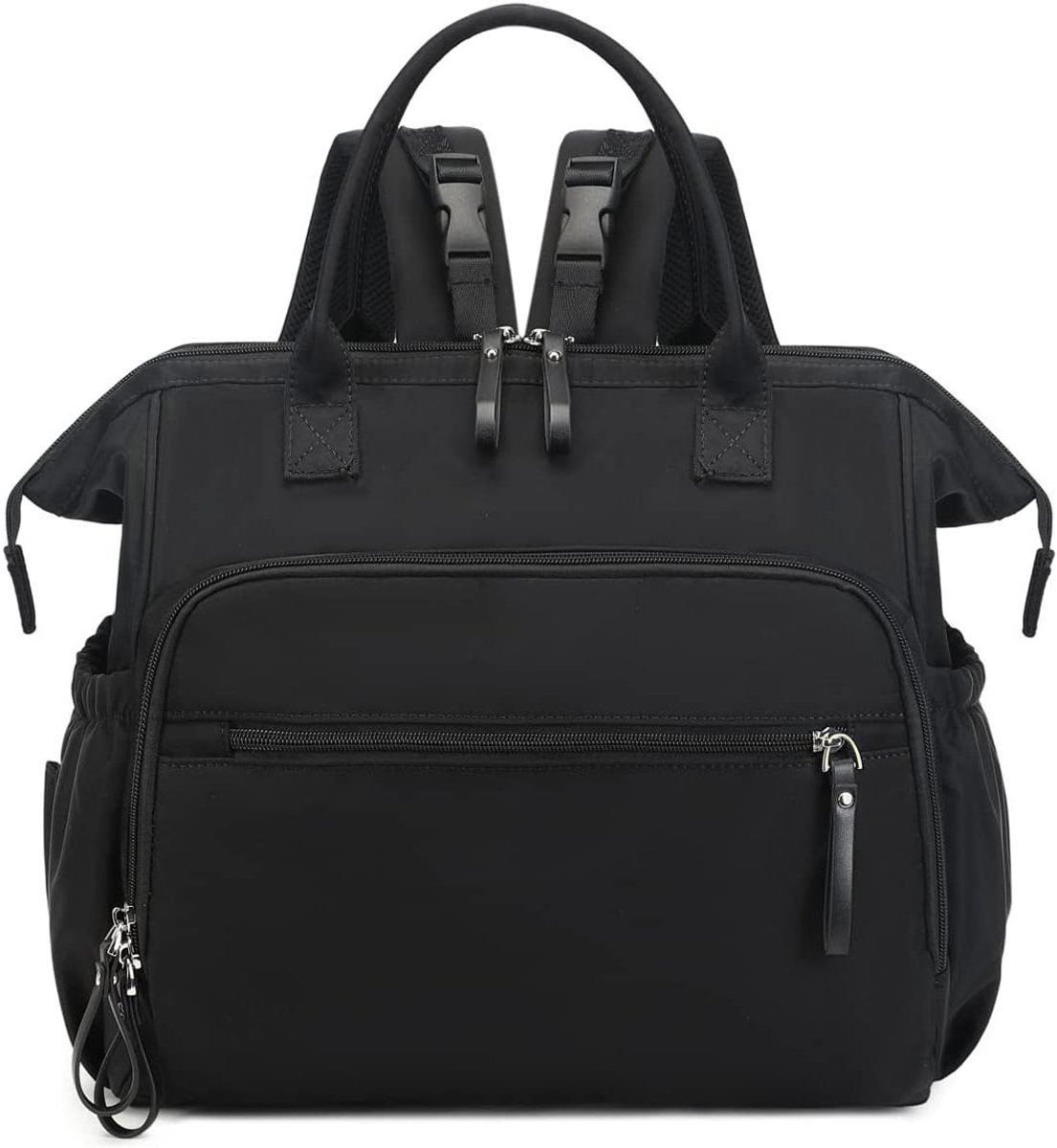 Luiertas - Mommy Bag - Babyverzorging Onderweg - Brede Open Bovenkant - 37 cm - Grijs
