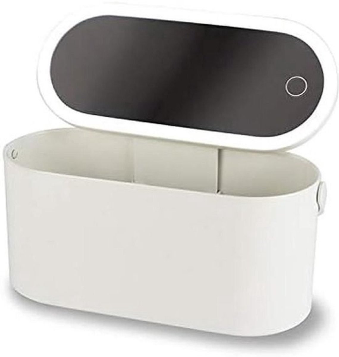 Toilettas met LED-verlichte spiegel - Draagbaar Beauty Case voor Reizen