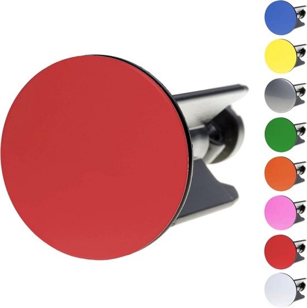 Universele Wastafelstopper Rood - Waterdichte Stop voor Elke Wastafel