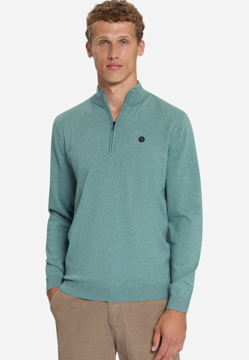 Melange Half-Zip Trui